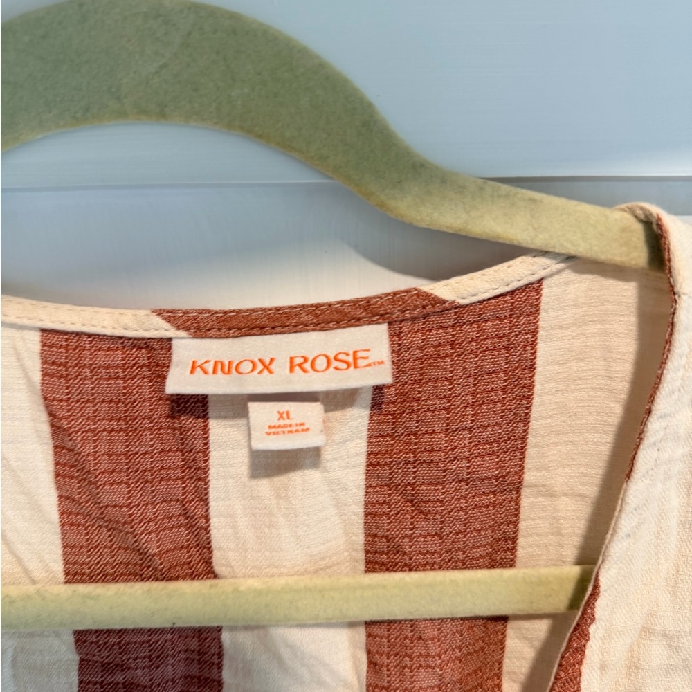 Knox Rose Red and Cream Striped Dress - Picture 6 of 9